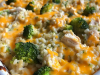 Broccoli, Rice, Cheese, and Chicken Casserole