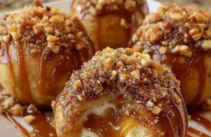 Apple Caramel Bombs