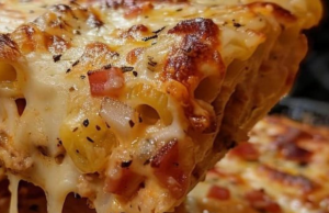 Ground Beef, Potato, and Mushroom Casserole (with French Fried Onions)