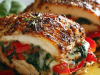 Roasted Pepper Spinach Chicken