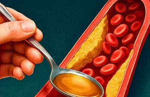 1 tablespoon every morning to naturally cleanse your blood vessels