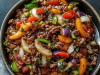 Mediterranean Ground Beef Stir-Fry