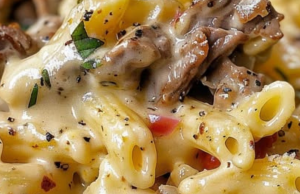 Philly Cheesesteak Pasta