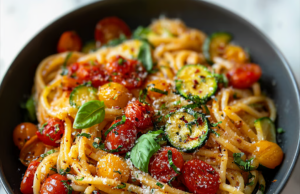 Zucchini Pasta Basil