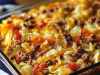 Savory Cabbage Beef Bake