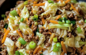 Healthy Chinese Ground Beef Cabbage