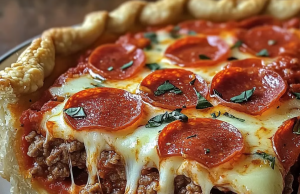 Deep Hamburger Sausage Delight