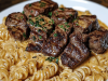 Garlic Butter Steak and Pasta