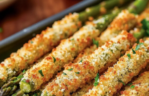 Crispy Parmesan Asparagus Sticks