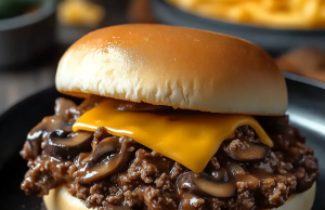 Steakhouse Burger Sloppy Joes