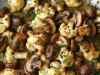 Garlic Cauliflower and Mushrooms