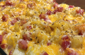 Cheesy Ham Potato Casserole