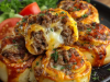 Garlic Butter Cheeseburger Rollups