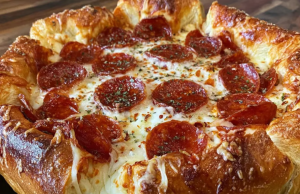 Stuffed Crust Pepperoni Pizza