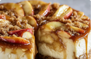 Apple Cinnamon Cheesecake Crumble