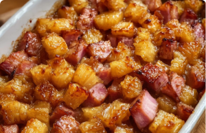 Brown Sugar Pineapple Ham Bake