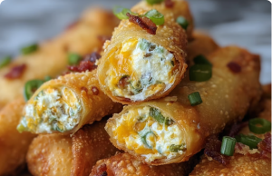 Mini Jalapeño Popper Egg Rolls