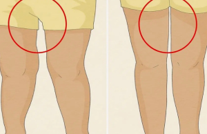 The gap between a woman’s legs can reveal that she is…