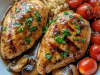 Garlic Herb Chicken with Rice, Mushrooms & Tomatoes