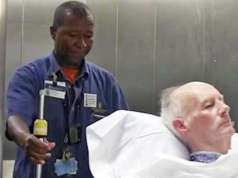 Worker told to take patient to room, only for gripping camera footage to cause a stir afterwards