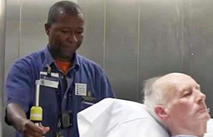 Worker told to take patient to room, only for gripping camera footage to cause a stir afterwards