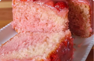 Strawberry Pound Cake
