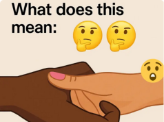 When a Man Gently Scratches the Palm of a Woman’s Hand