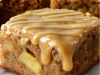 Apple Brownies with Maple Glaze
