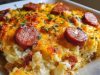 Smoked Sausage & Cheesy Potato Casserole