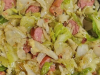 Fried Cabbage with Bacon and Onion