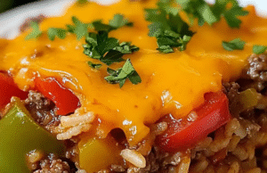 Stuffed Pepper Casserole (Beef & Rice Skillet)