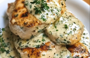 Creamy Boursin Chicken with Garlic & Fine Herbs