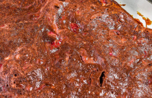 Cherry Cheesecake Brownies with Fresh Cherries