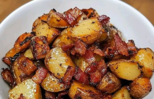 Honey Bacon Roasted Potatoes