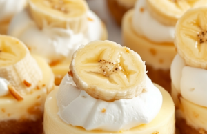 No-Bake Banana Pudding Cheesecake Cups