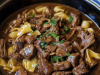Slow Cooker Beef and Noodles