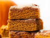 Pumpkin Spice Brownies with Cinnamon-Sugar Crust