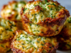 Crispy Parmesan Zucchini Potato Muffins