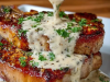Maple Bacon Pork Chops with Dijon Mustard Cream Sauce