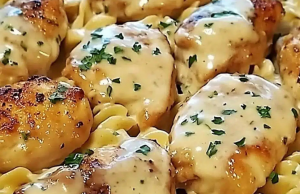 One-Pan Chicken & Creamy Buttered Noodles