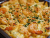 Shrimp Scampi Pasta Bake