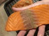 This Is Why Your Defrosted Salmon Has Yellow on It