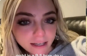 After Her First Day at the 9-5 Job, Woman Breaks Down In Tears